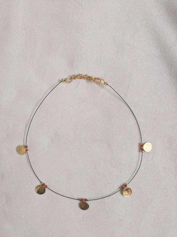 Invisible Black Thread With Kundan - lakshmi kasu