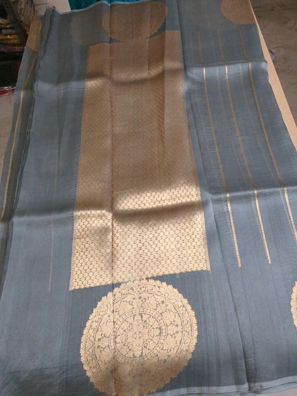 Pure Handloom Organza - Gray