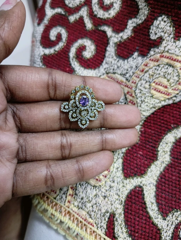 Victorian Studs - Purple