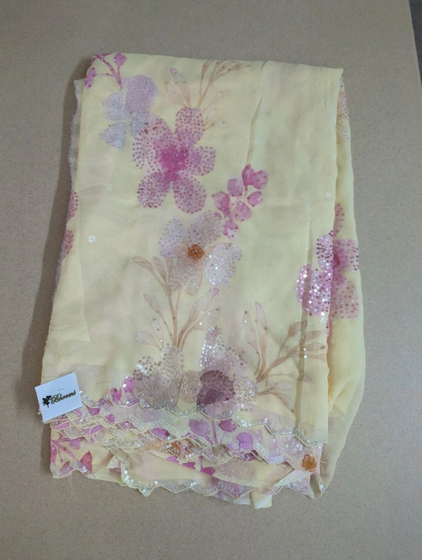 Pure Georgette - Yellow Orange