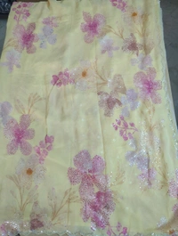 Pure Georgette - Yellow Orange