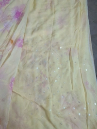 Pure Georgette - Yellow Orange