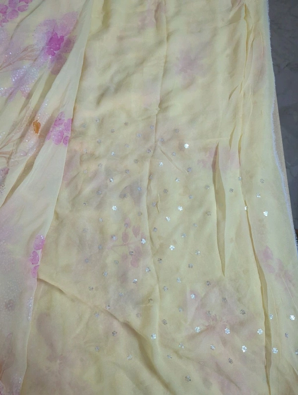 Pure Georgette - Yellow Orange