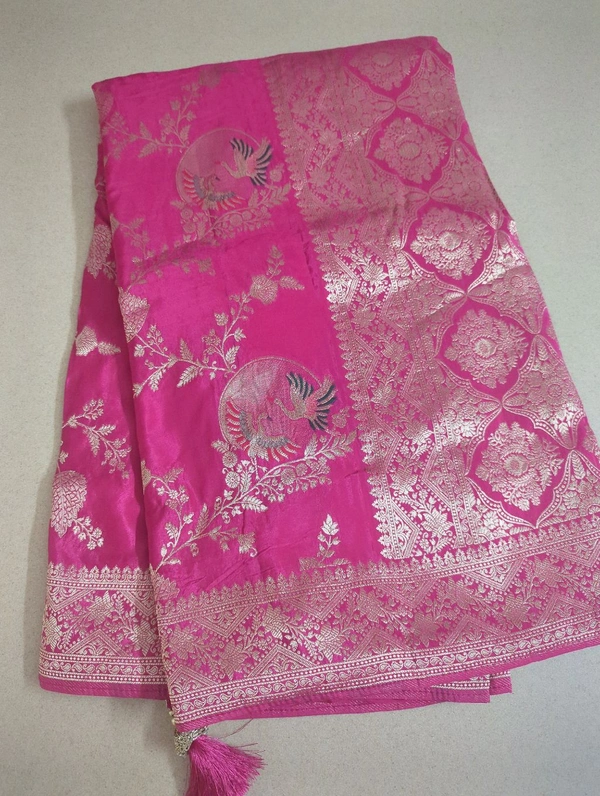 Russian Crepe - dark pink