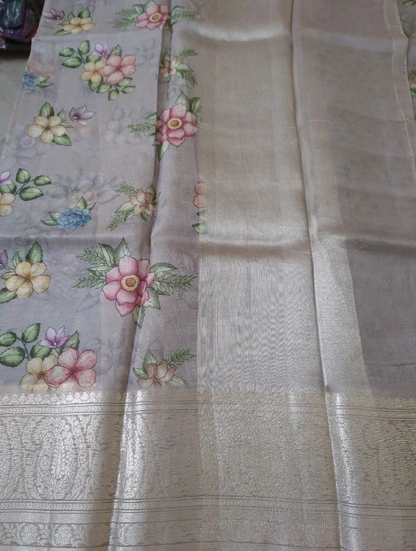 Pure Handloom Organza - Gray