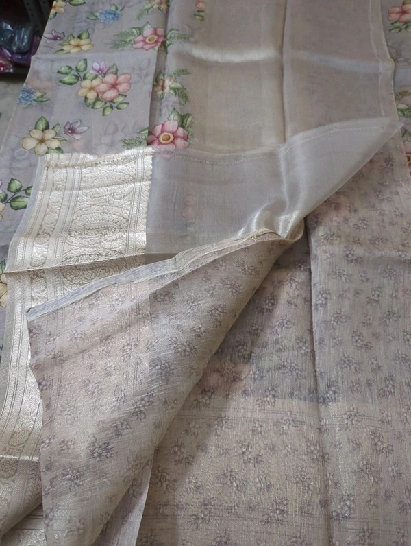Pure Handloom Organza - Gray