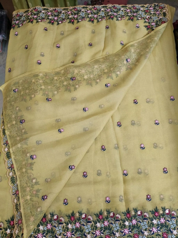Festive Chiffon Embroidery