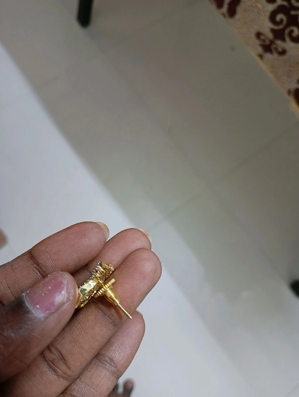 Diamond Replica Pendant With Eartops 