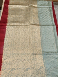 Pure Handloom Raw Silk - Red