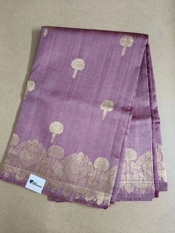 Pure Handloom Raw Silk - pink