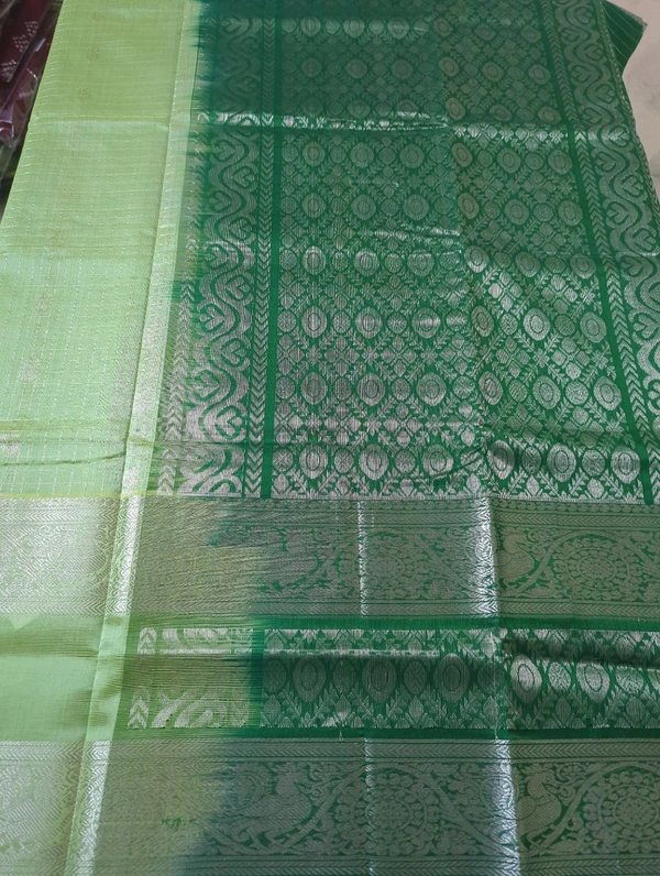 pure handloom kuppadam - Green