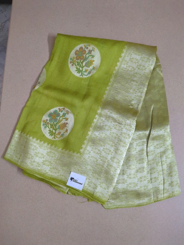 tusser georgette - lime pie