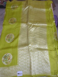 tusser georgette - lime pie