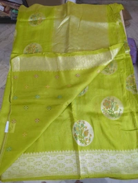 tusser georgette - lime pie