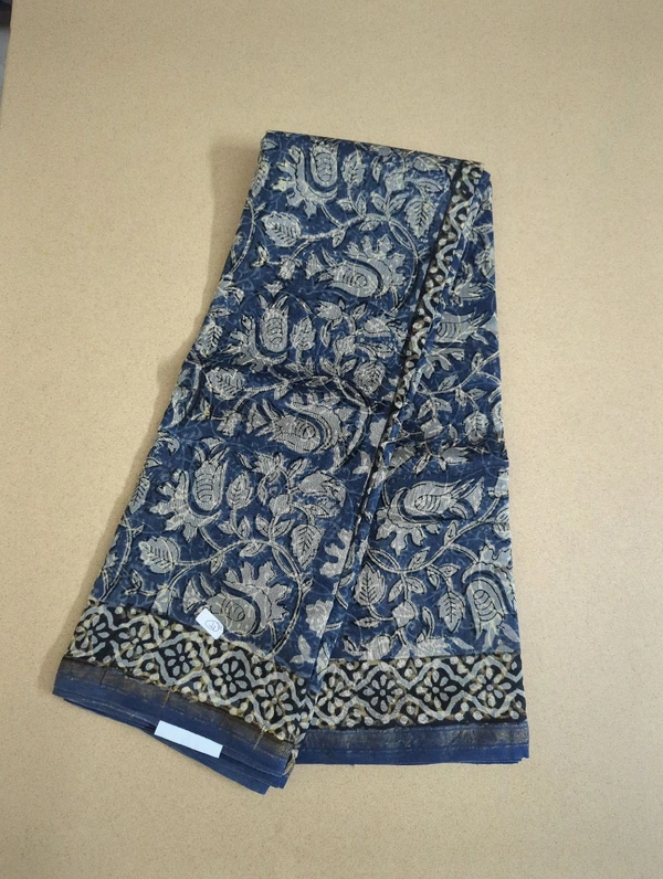 pure chanderi - Blue