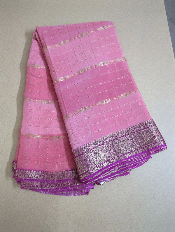 chinnon checks - peach