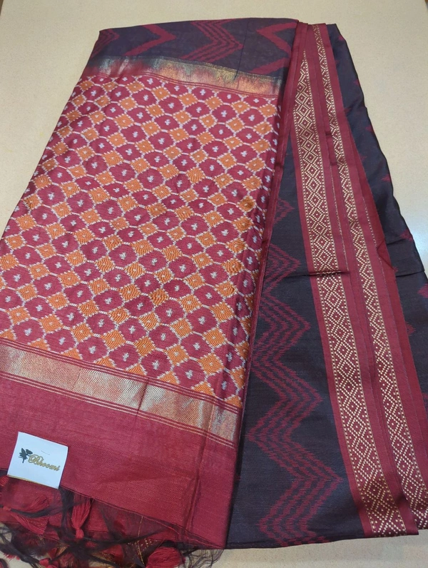 Tusser Weaving - Brown