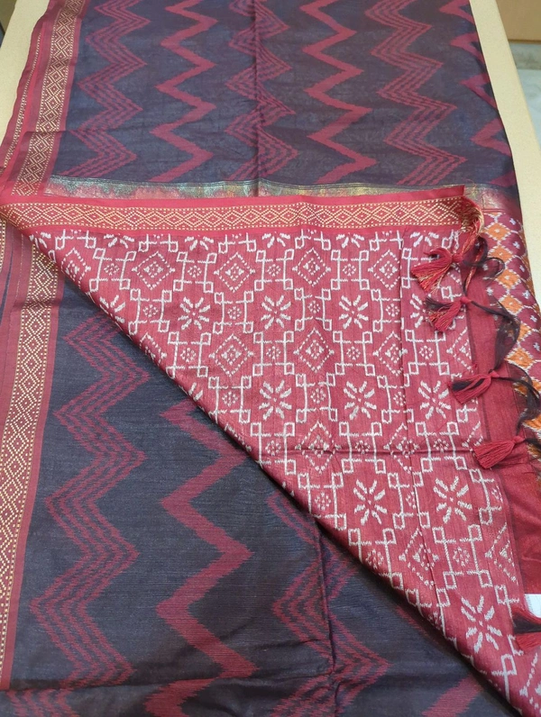 Tusser Weaving - Brown