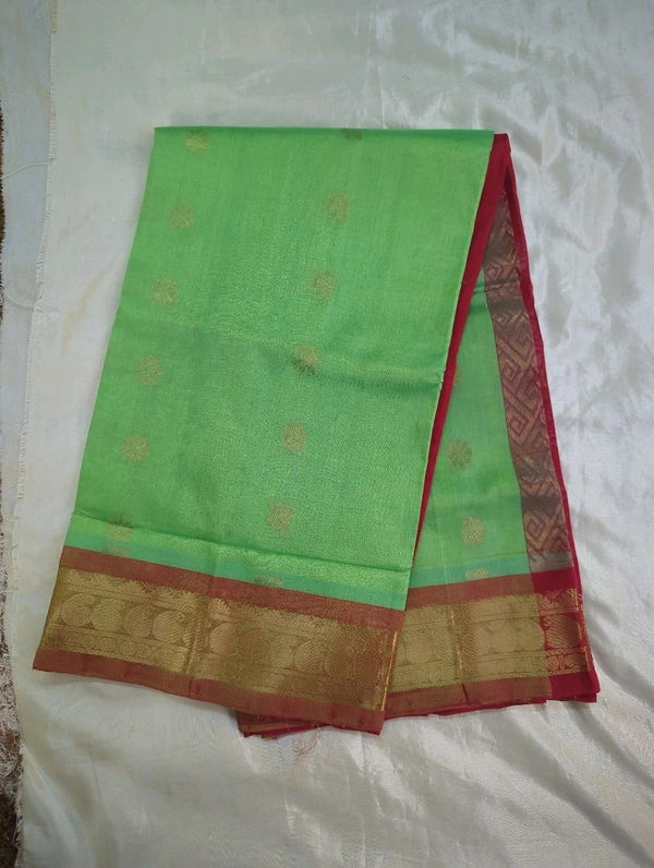 Pure Handloom Kuppadam - Green