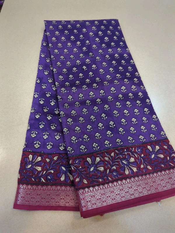 Maheswari Silk - Pigment Indigo