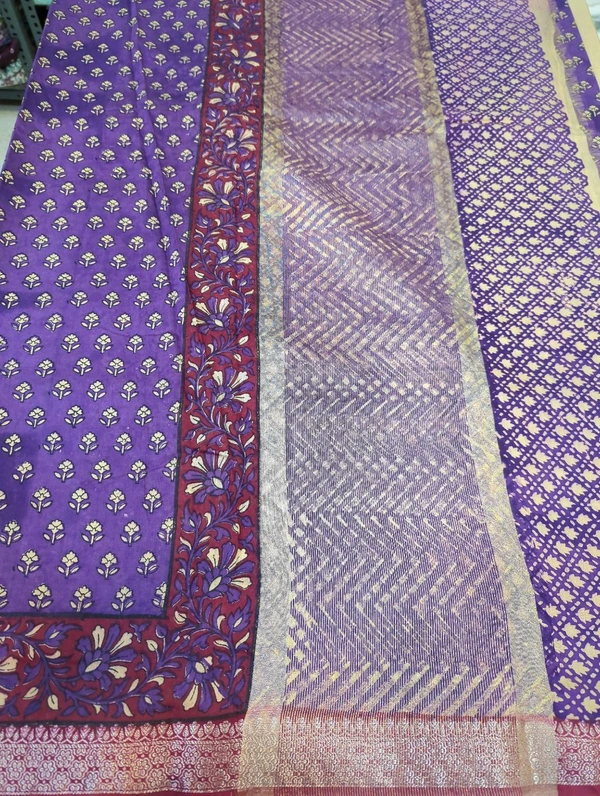 Maheswari Silk - Pigment Indigo