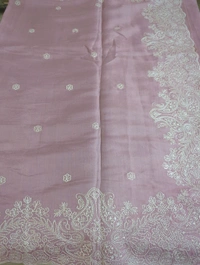 Satin Tusser - Blue Chalk