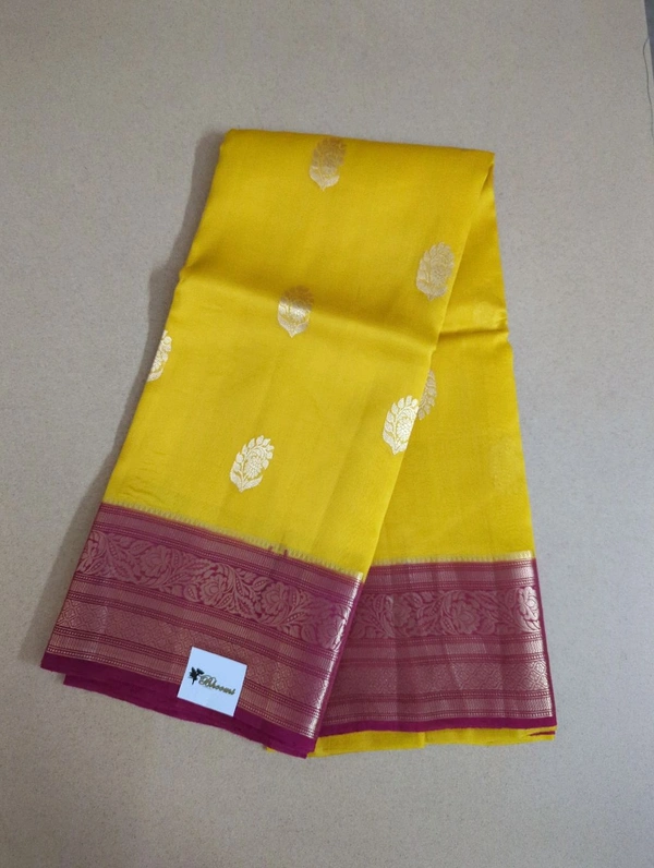 Pure Handloom Organza - Yellow