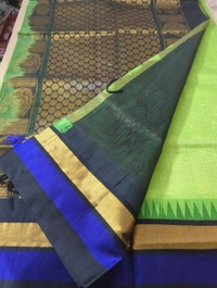 Pure Handloom Kuppadam - Green
