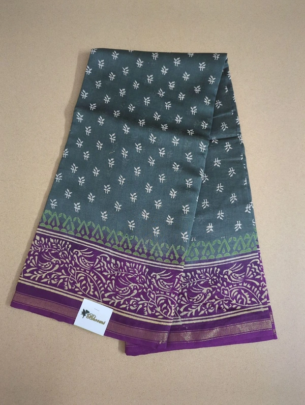 pure chanderi - Gray