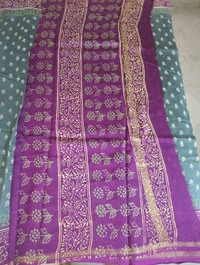 pure chanderi - Gray