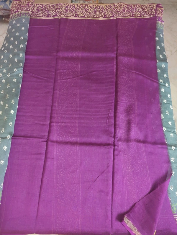 pure chanderi - Gray