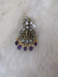 VICTORIAN PENDENT - Purple