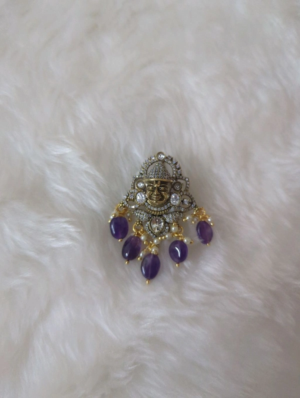 Victorian Pendent - Purple