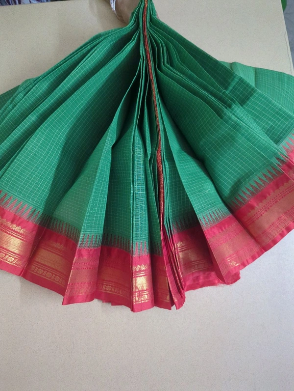 Pure Gadwal Cotton - green 20