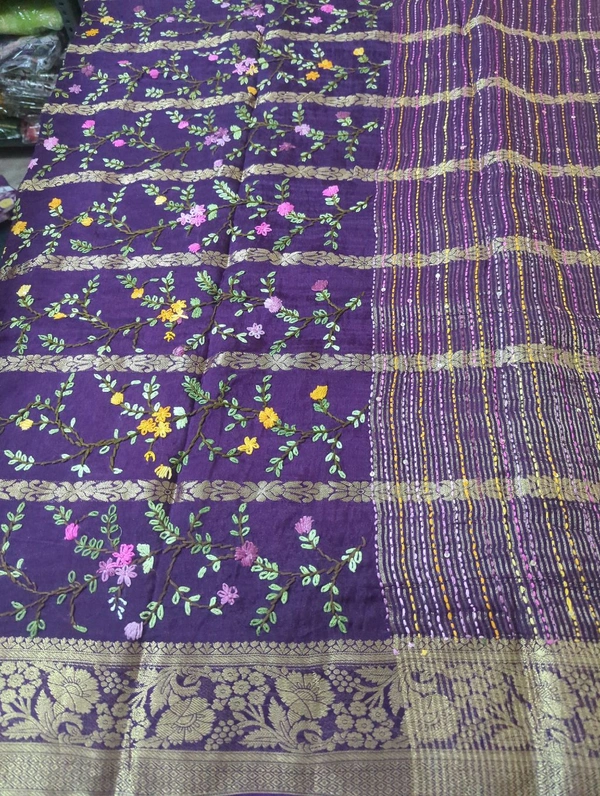 Pure Munga Work - Pigment Indigo