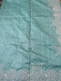 Chapa Tusser Work  - Eastern Blue