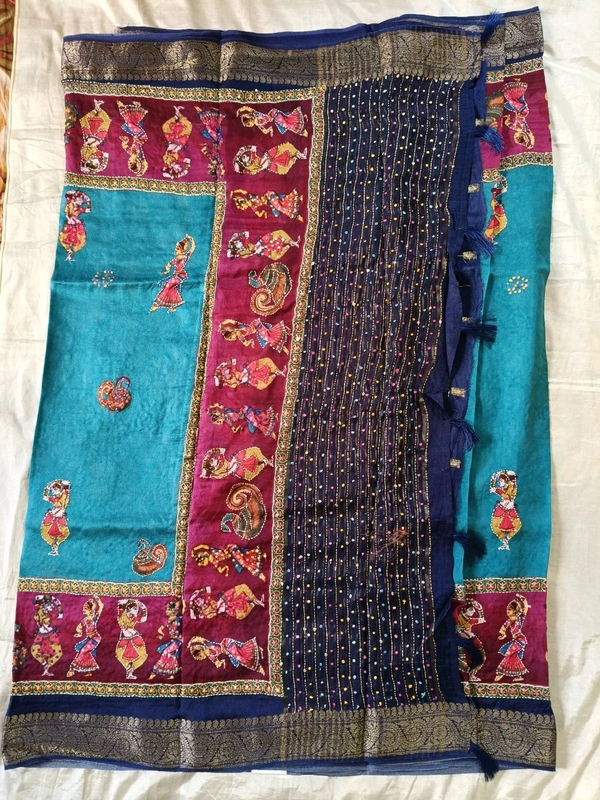 Pure Satin Dola - sea blue