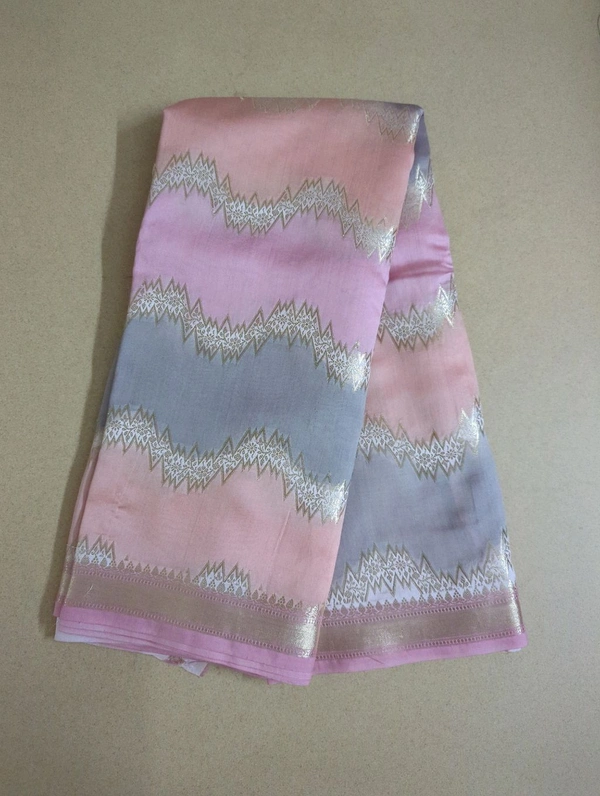 Pure Handloom Chiniya - pink