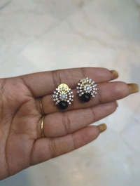 Black Beads With Diamond Replica - 10 Days Dispatch Time, 18 Inches, HZ