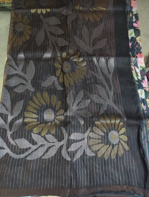 PURE HANDLOOM LENIN KOTA - Black