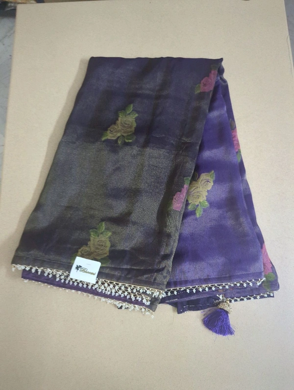 georgette tissue - violet