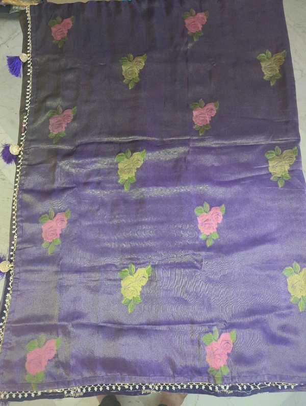 georgette tissue - violet