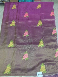 georgette tissue - Purple