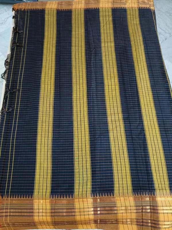 Pure Narayanapet Cotton - Black