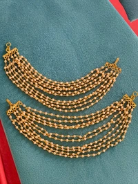 Ear Chains With Real Swarovski Pearls - VZ