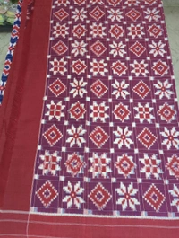 Special Teliya Rumal Double Ikkat Cotton 2/1200