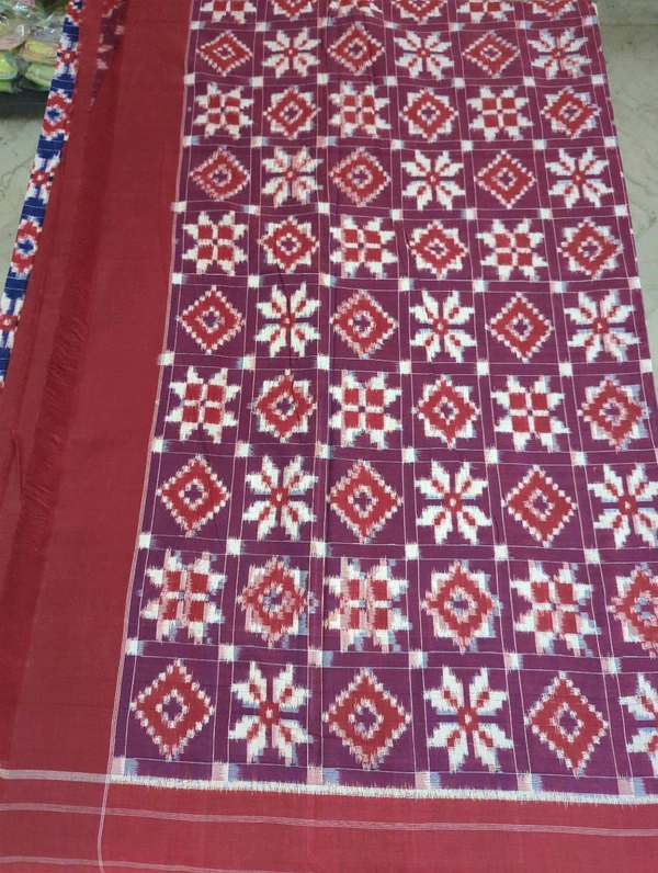 Special Teliya Rumal Double Ikkat Cotton 2/1200