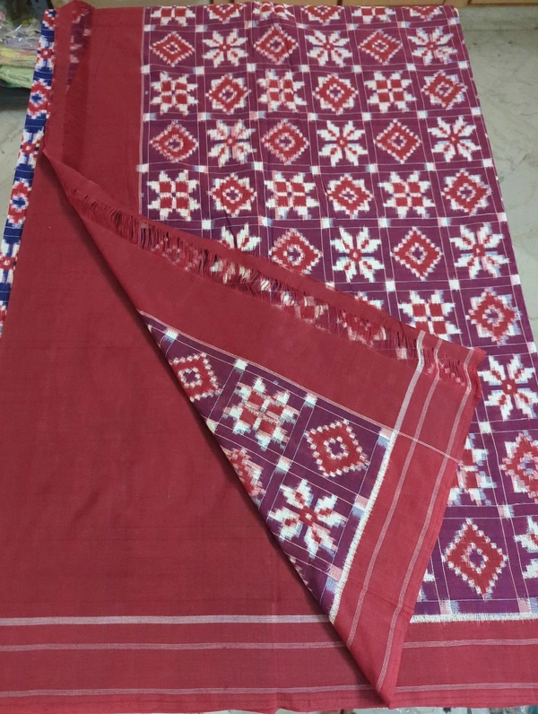 Special Teliya Rumal Double Ikkat Cotton 2/1200