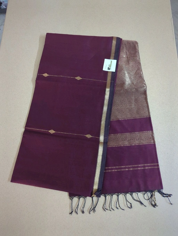 Pure Handloom Maheswari - brown 2