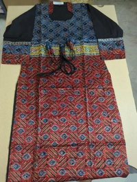 VISCOSE MODEL KURTI - Blue, 42